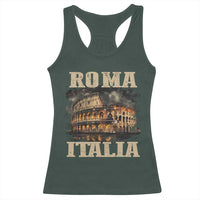 Roma Italia Colosseum Racerback Tank Top Vintage Italy Rome