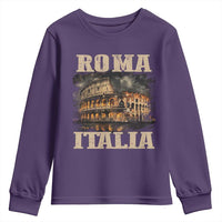 Roma Italia Colosseum Youth Sweatshirt Vintage Italy Rome