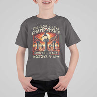 Pompeii T Shirt For Kid The Floor Is Lava Championship Italy
