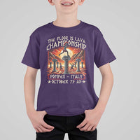 Pompeii T Shirt For Kid The Floor Is Lava Championship Italy