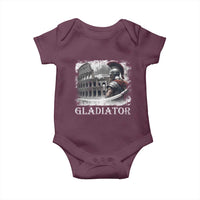 Gladiator Roman Warrior Colosseum Baby Onesie