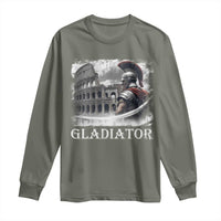 Gladiator Roman Warrior Colosseum Long Sleeve Shirt