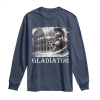 Gladiator Roman Warrior Colosseum Long Sleeve Shirt