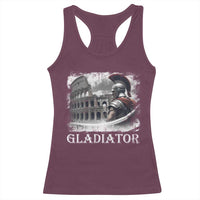 Gladiator Roman Warrior Colosseum Racerback Tank Top