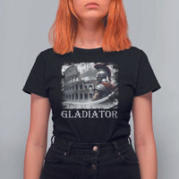 Gladiator Roman Warrior Colosseum T Shirt For Women