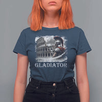 Gladiator Roman Warrior Colosseum T Shirt For Women