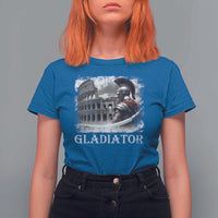 Gladiator Roman Warrior Colosseum T Shirt For Women
