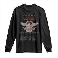 Julius Caesar World Tour Long Sleeve Shirt SPQR Roman History