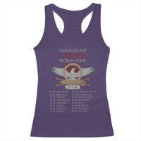 Julius Caesar World Tour Racerback Tank Top SPQR Roman History