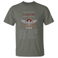 Julius Caesar World Tour T Shirt SPQR Roman History