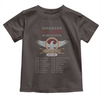 Julius Caesar World Tour Toddler T Shirt SPQR Roman History
