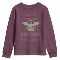 Julius Caesar World Tour Youth Sweatshirt SPQR Roman History