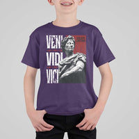 Julius Caesar T Shirt For Kid Veni Vidi Vici Latin Roman History