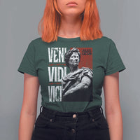 Julius Caesar T Shirt For Women Veni Vidi Vici Latin Roman History