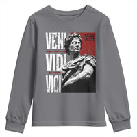 Julius Caesar Youth Sweatshirt Veni Vidi Vici Latin Roman History