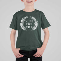 Julius Caesar Veni Vidi Vici T Shirt For Kid Latin Roman History