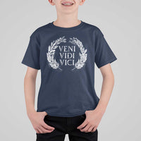 Julius Caesar Veni Vidi Vici T Shirt For Kid Latin Roman History