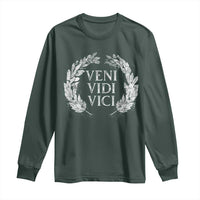Julius Caesar Veni Vidi Vici Long Sleeve Shirt Latin Roman History