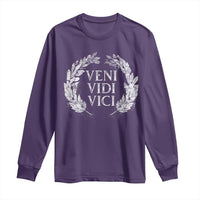 Julius Caesar Veni Vidi Vici Long Sleeve Shirt Latin Roman History