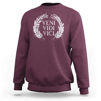Julius Caesar Veni Vidi Vici Sweatshirt Latin Roman History