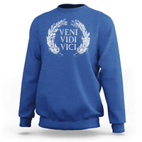 Julius Caesar Veni Vidi Vici Sweatshirt Latin Roman History