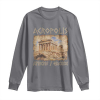 Acropolis Athens Greece Souvenir Greek Parthenon Long Sleeve Shirt