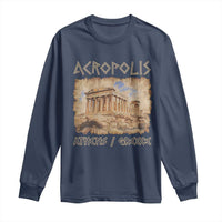 Acropolis Athens Greece Souvenir Greek Parthenon Long Sleeve Shirt