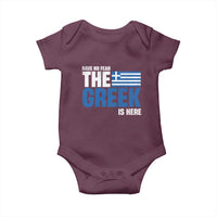 Proud Greece Baby Onesie Have No Fear The Greek Is Here