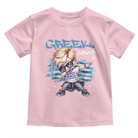 Funny Greek Boy Toddler T Shirt Greek And Proud Dabbing