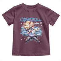 Funny Greek Boy Toddler T Shirt Greek And Proud Dabbing