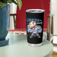 Funny Greek Boy Tumbler Cup Greek And Proud Dabbing