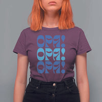 Greek Oops Opa T Shirt For Women
