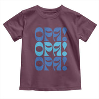 Greek Oops Opa Toddler T Shirt