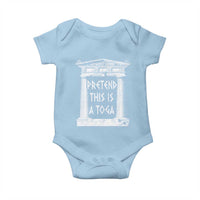 Greek Pride Baby Onesie Pretend This Is A Toga Party