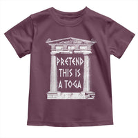 Greek Pride Toddler T Shirt Pretend This Is A Toga Party