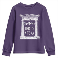 Greek Pride Youth Sweatshirt Pretend This Is A Toga Party