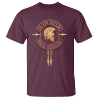Sparta Greek T Shirt Si Vis Pacem Para Bellum