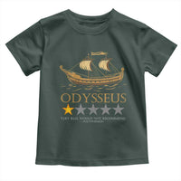 Funny Odysseus Toddler T Shirt Very Bad Not Recommend Ancient Greek Mythology Meme
