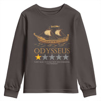Funny Odysseus Youth Sweatshirt Very Bad Not Recommend Ancient Greek Mythology Meme