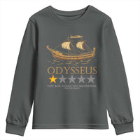Funny Odysseus Youth Sweatshirt Very Bad Not Recommend Ancient Greek Mythology Meme