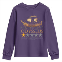 Funny Odysseus Youth Sweatshirt Very Bad Not Recommend Ancient Greek Mythology Meme
