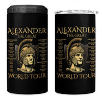 Funny Alexander The Great World Tour 4 in 1 Can Cooler Tumbler Ancient Greek History