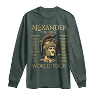 Funny Alexander The Great World Tour Long Sleeve Shirt Ancient Greek History