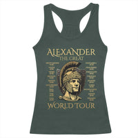 Funny Alexander The Great World Tour Racerback Tank Top Ancient Greek History