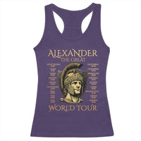 Funny Alexander The Great World Tour Racerback Tank Top Ancient Greek History