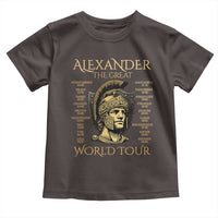 Funny Alexander The Great World Tour Toddler T Shirt Ancient Greek History