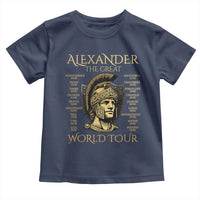 Funny Alexander The Great World Tour Toddler T Shirt Ancient Greek History