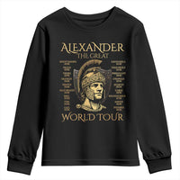 Funny Alexander The Great World Tour Youth Sweatshirt Ancient Greek History