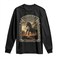 Trojan Horse Long Sleeve Shirt Ancient Greek Epic Mythlogy History Lover