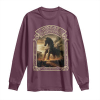 Trojan Horse Long Sleeve Shirt Ancient Greek Epic Mythlogy History Lover